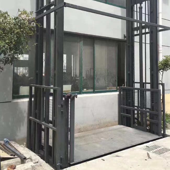 南木林5吨室外升降货梯